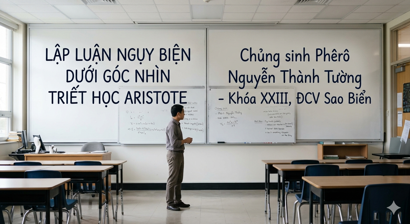 LẬP LUẬN NGỤY BIỆN DƯỚI G&Oacute;C NH&Igrave;N TRIẾT HỌC ARISTOT