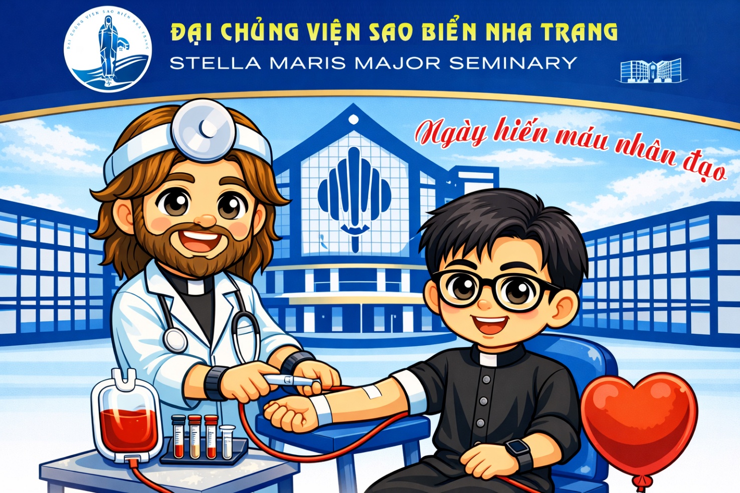 ĐẠI CHỦNG VIỆN SAO BIỂN NHA TRANG HIẾN M&Aacute;U T&Igrave;NH NGUYỆN